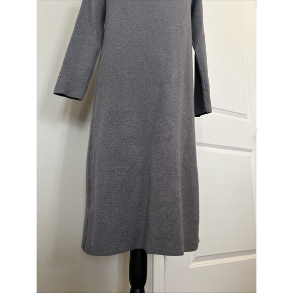 NWT Philosophy Faux Fur Collar Duster Gray XS - Picture 7 of 9